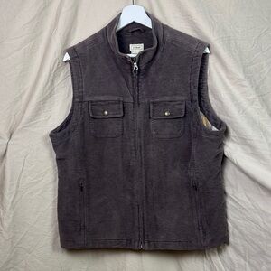 L.L. Bean brushed cotton women’s utility vest